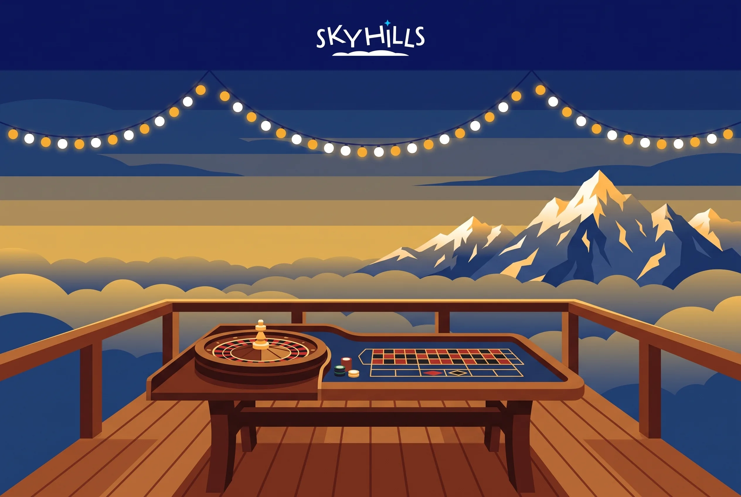 Kasyno na żywo SkyHills w górskiej scenerii Tatr